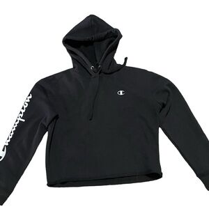 Cropped Champion hoodie size M